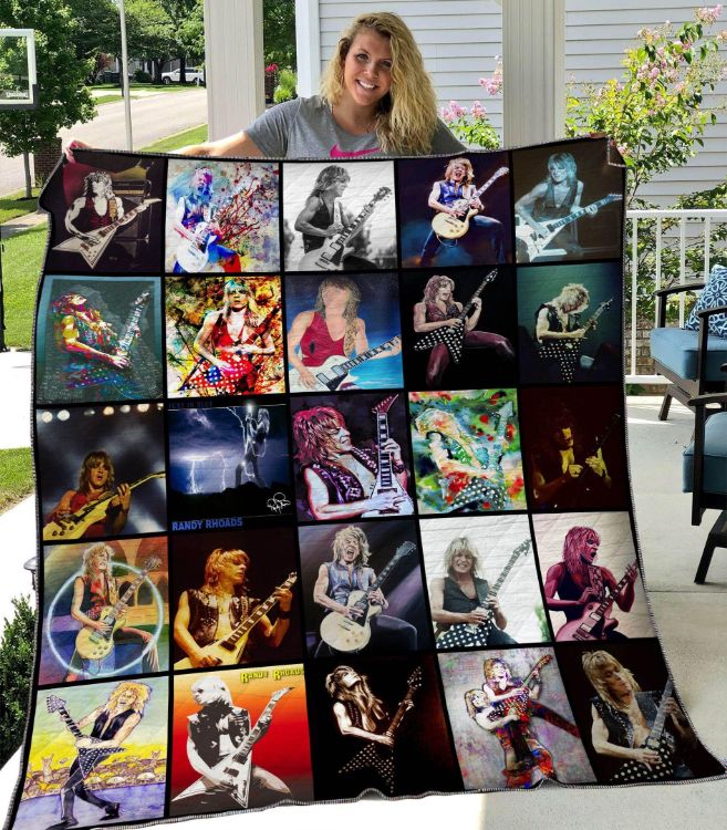 Randy Rhoads Quilt Blanket Randy Rhoads Quilt Blanket