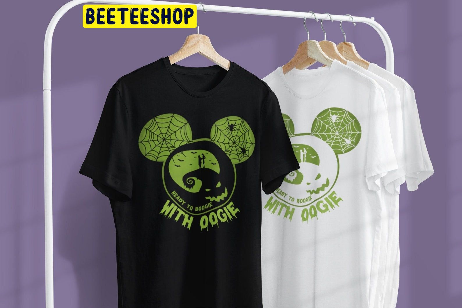 Ready To Boogie With Oogie Jack Mickey Ear Trending Unisex Shirt Ready To Boogie With Oogie Jack Mickey Ear Trending Unisex Shirt
