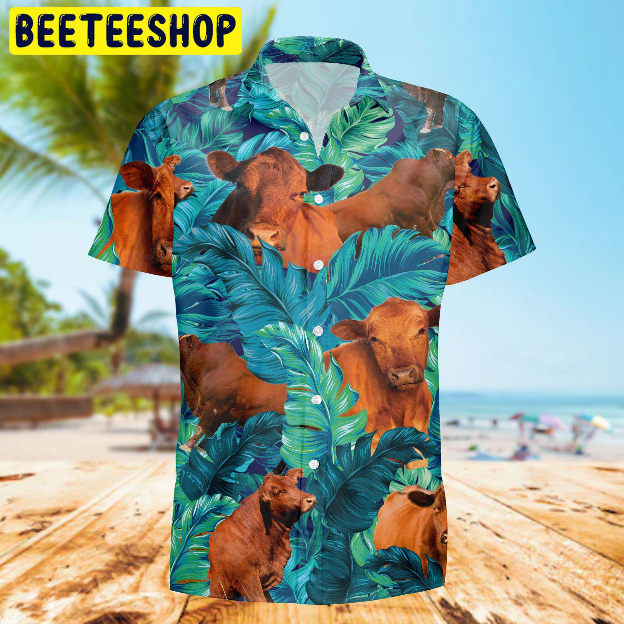 Red Angus Cattle Trending Hawaiian Shirt Red Angus Cattle Trending Hawaiian Shirt