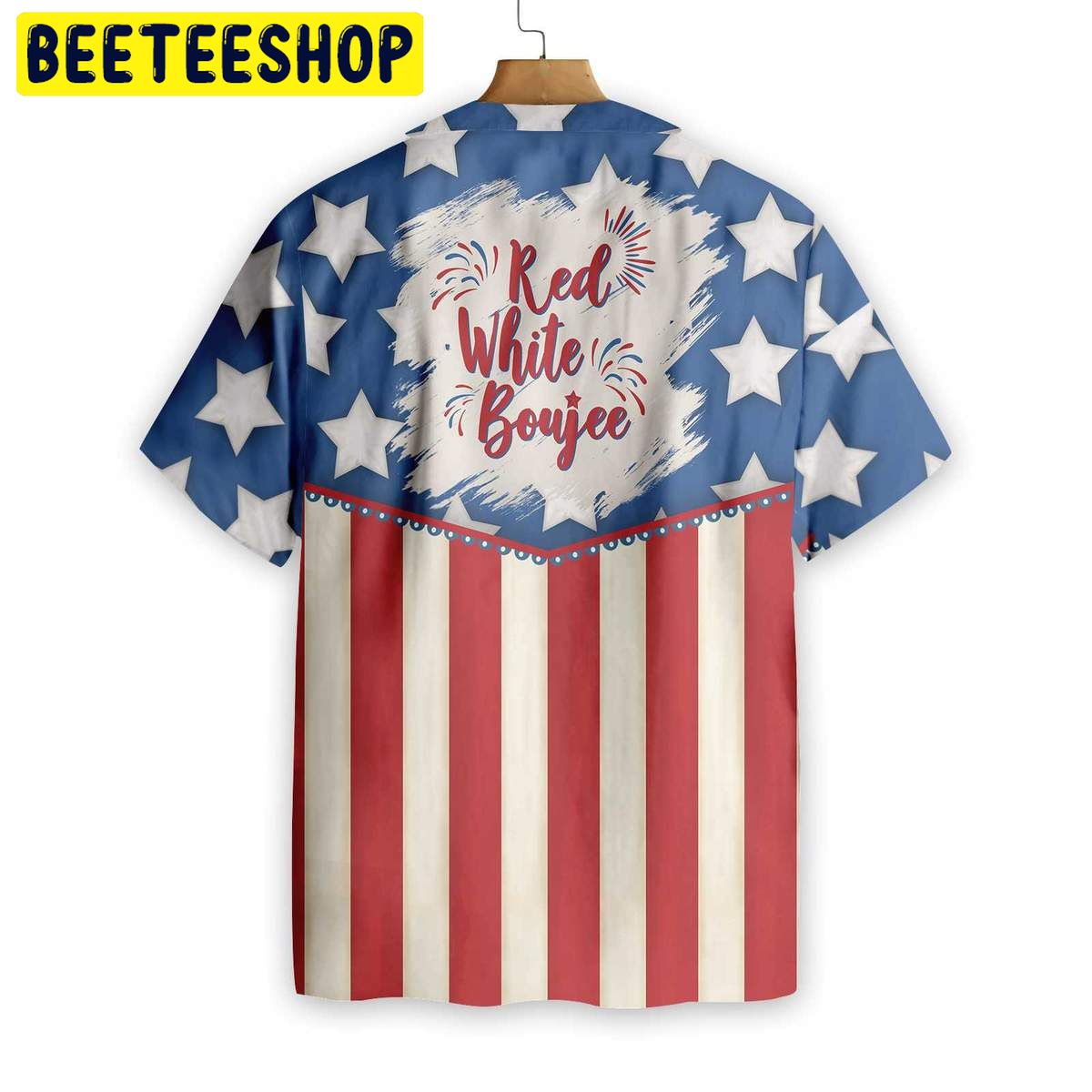 Red White Boujee Trending Hawaiian Shirt Red White Boujee Trending Hawaiian Shirt