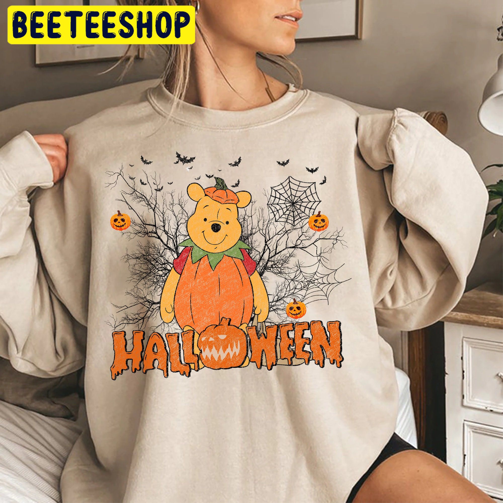 Retro Winnie The Pooh Halloween Trending Unisex Shirt Retro Winnie The Pooh Halloween Trending Unisex Shirt
