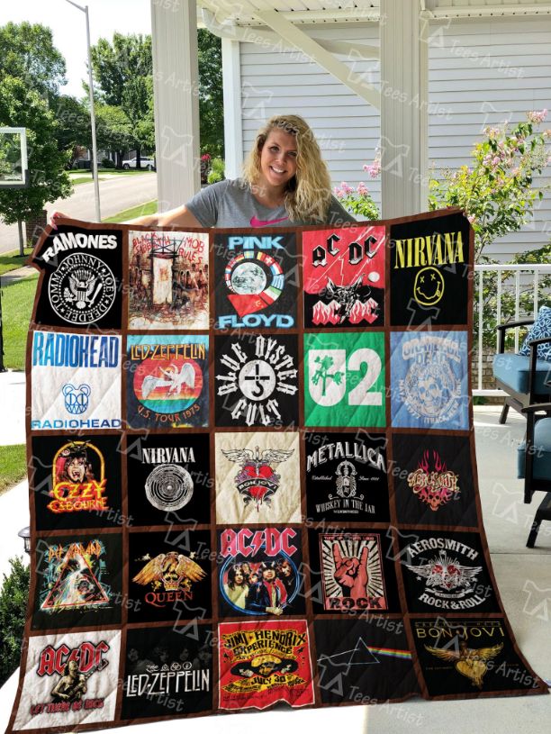 Rock Concert Quilt Blanket Rock Concert Quilt Blanket