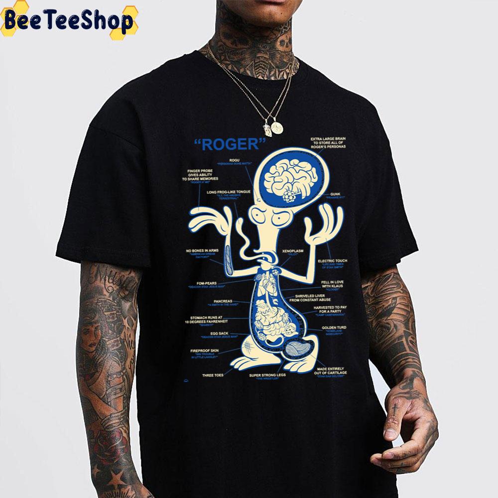 Roger Anatomy American Dad Trending Unisex T-Shirt Roger Anatomy American Dad Trending Unisex T-Shirt