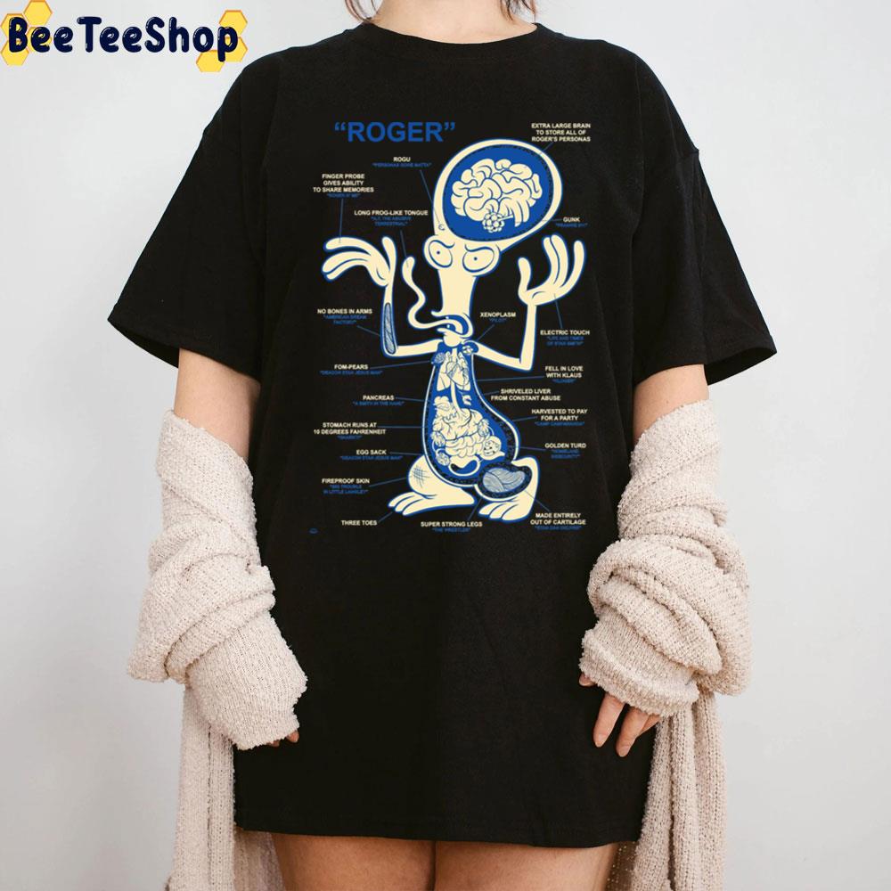 Roger Anatomy American Dad Trending Unisex T-Shirt Roger Anatomy American Dad Trending Unisex T-Shirt