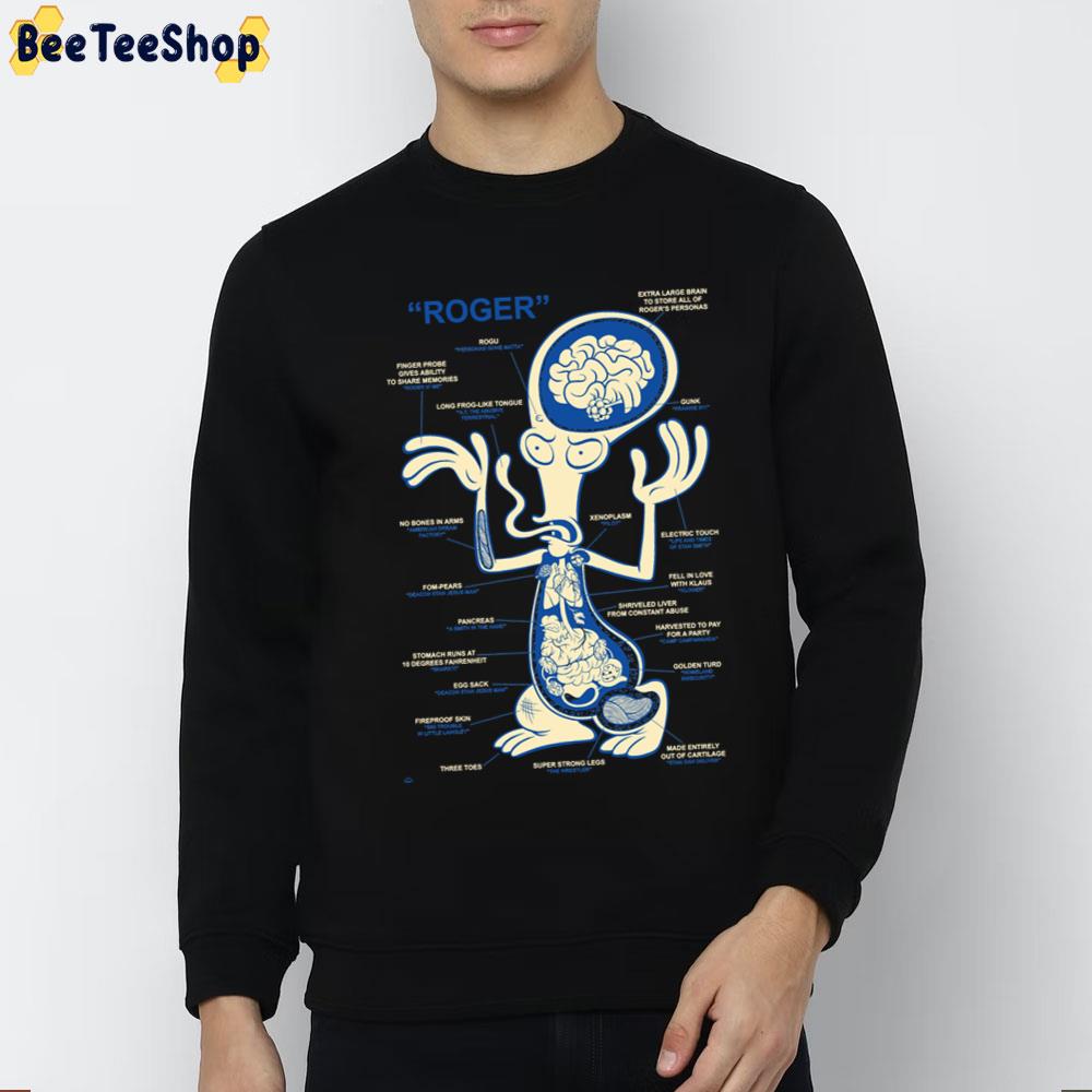 Roger Anatomy American Dad Trending Unisex T-Shirt Roger Anatomy American Dad Trending Unisex T-Shirt