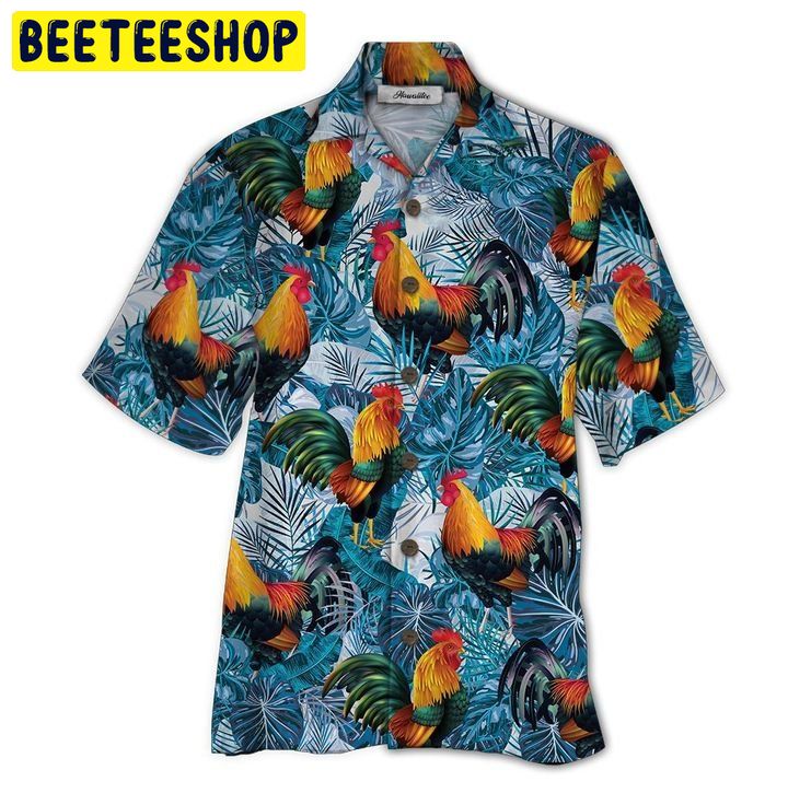 Rooster 3D All Over Printed Trending Hawaiian Shirt Rooster 3D All Over Printed Trending Hawaiian Shirt