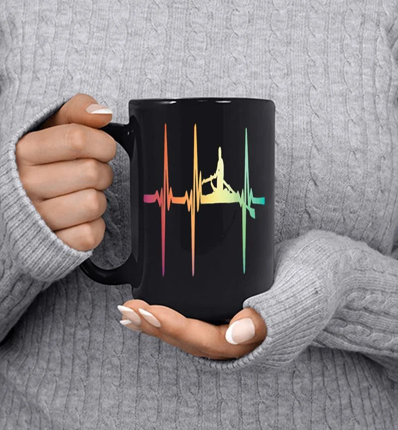 Rowing Heartbeat 8211 Crew Rowers Gift Mug Rowing Heartbeat 8211 Crew Rowers Gift Mug