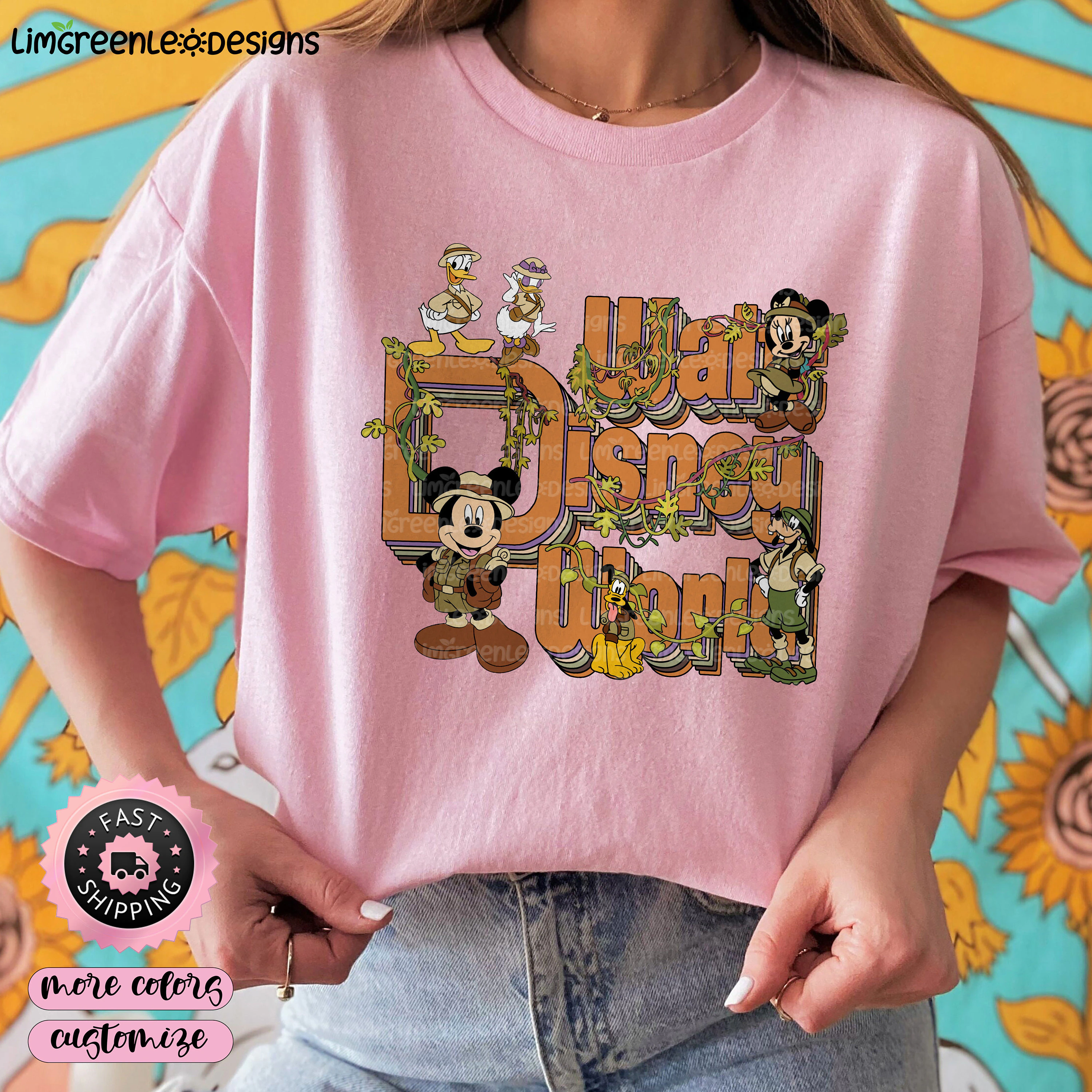 Safari Walt Disney World Disney Safari Trip Mickey And Friends Trending Unisex Hoodie Safari Walt Disney World Disney Safari Trip Mickey And Friends Trending Unisex Hoodie