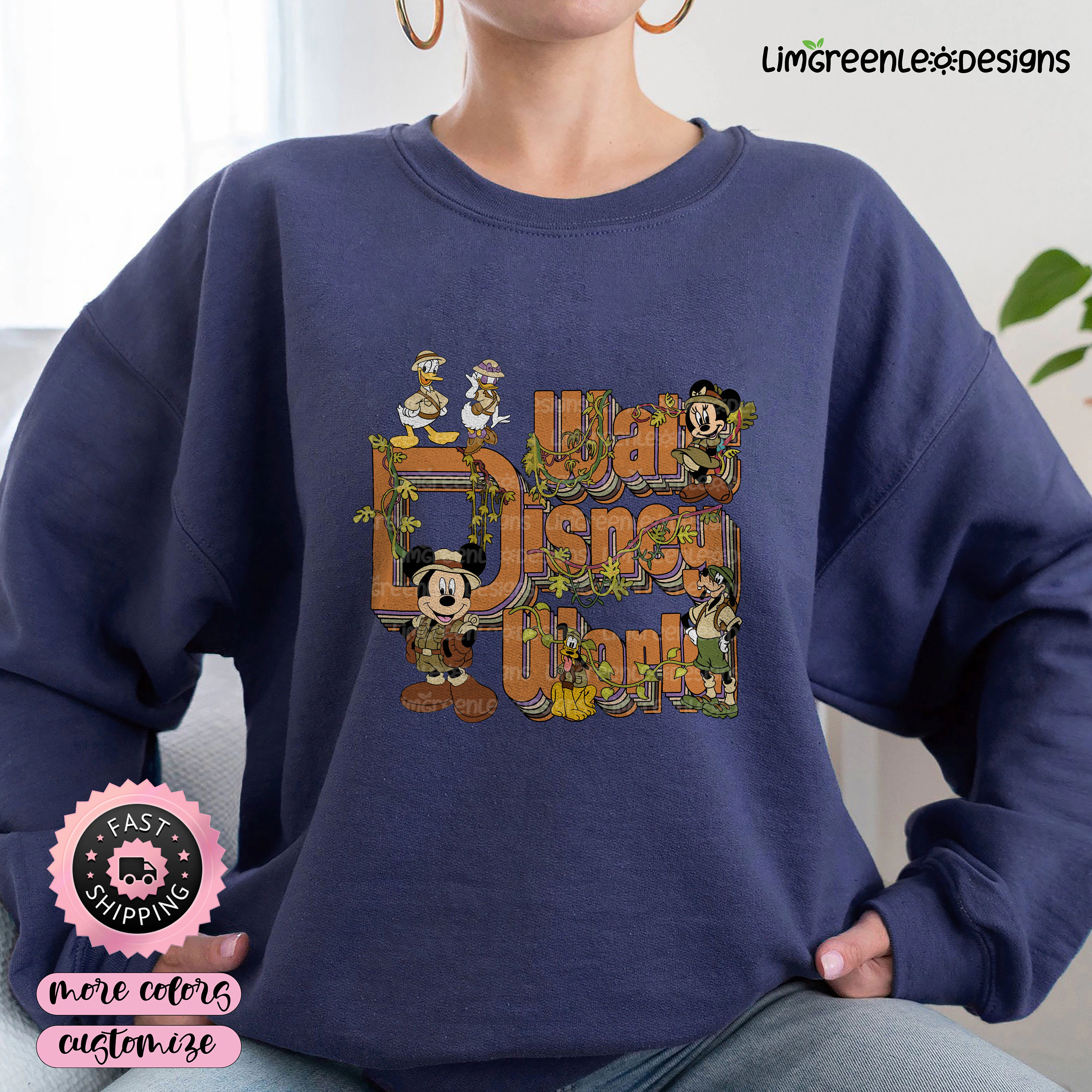 Safari Walt Disney World Disney Safari Trip Mickey And Friends Trending Unisex Hoodie Safari Walt Disney World Disney Safari Trip Mickey And Friends Trending Unisex Hoodie