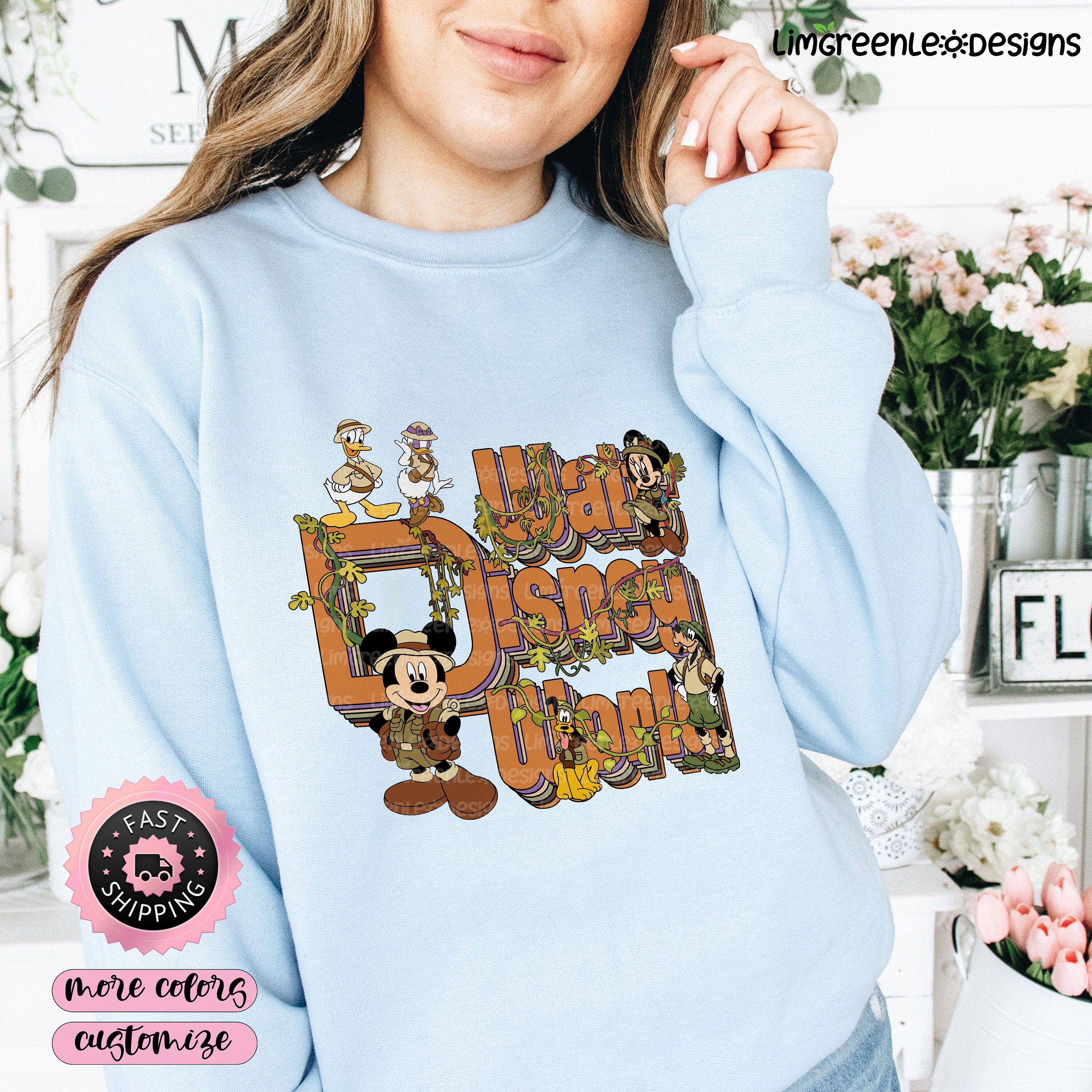 Safari Walt Disney World Disney Safari Trip Mickey And Friends Trending Unisex Hoodie Safari Walt Disney World Disney Safari Trip Mickey And Friends Trending Unisex Hoodie