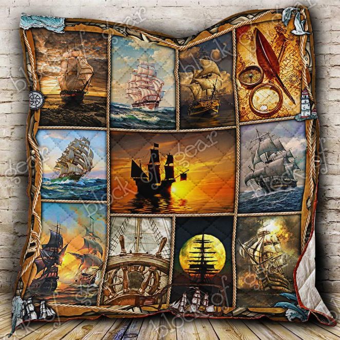 Sailing Ships Quilt Blanket Great Customized Gifts For Birthday Christmas Thanksgiving Ship Lover Sailing Ships Quilt Blanket Great Customized Gifts For Birthday Christmas Thanksgiving Ship Lover
