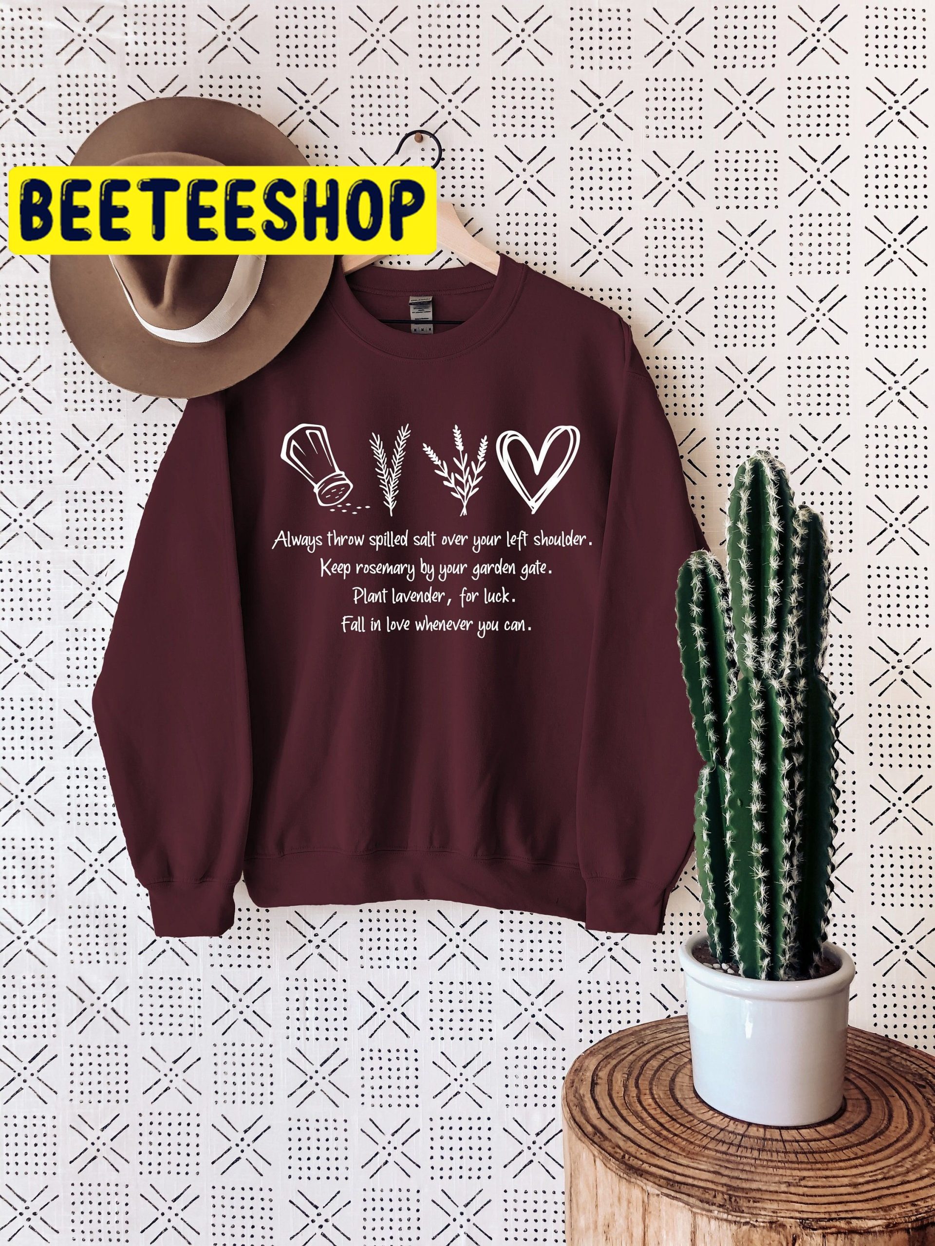 Salt Rosemary Lavender Love Halloween Trending Unisex Shirt Salt Rosemary Lavender Love Halloween Trending Unisex Shirt
