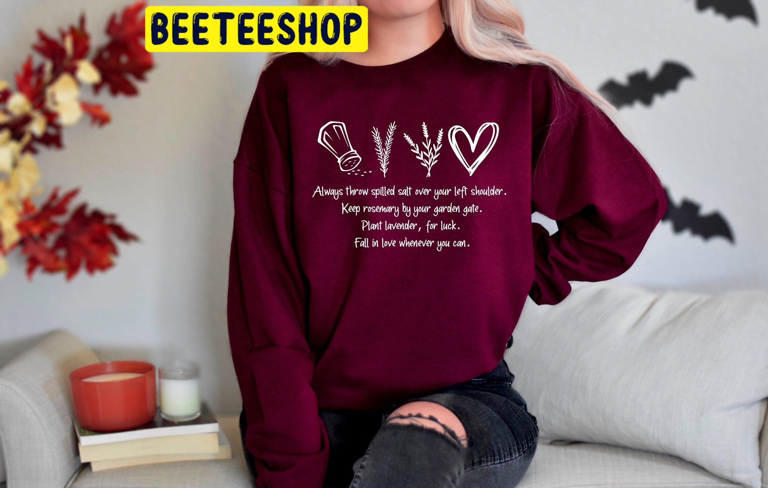 Salt Rosemary Lavender Love Halloween Trending Unisex Shirt Salt Rosemary Lavender Love Halloween Trending Unisex Shirt