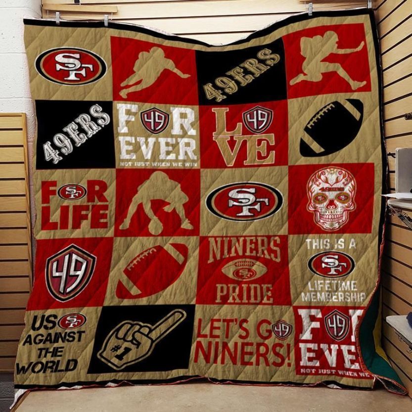 San Francisco 49ers Forever Not Just When We Win Quilt Blanket Great Customized Blanket Gifts For Birthday Christmas Thanksgiving San Francisco 49ers Forever Not Just When We Win Quilt Blanket Great Customized Blanket Gifts For Birthday Christmas Thanksgiving