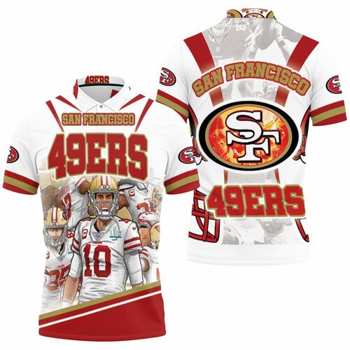 San Francisco 49ers Nfc West Division 2021 Super Bowl 3D All Over Print Polo Shirt San Francisco 49ers Nfc West Division 2021 Super Bowl 3D All Over Print Polo Shirt