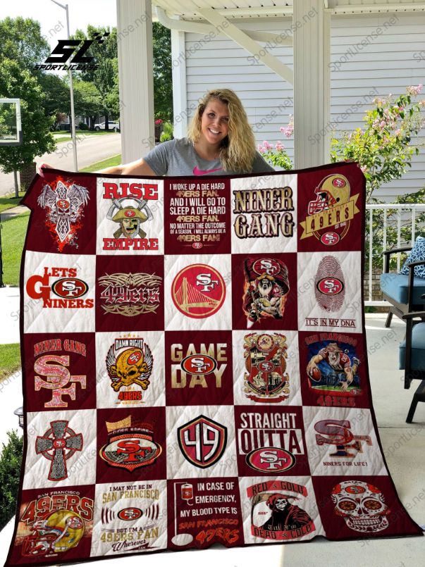 San Francisco 49ers Niner Gang Quilt Blanket Great Customized Blanket Gifts For Birthday Christmas Thanksgiving San Francisco 49ers Niner Gang Quilt Blanket Great Customized Blanket Gifts For Birthday Christmas Thanksgiving