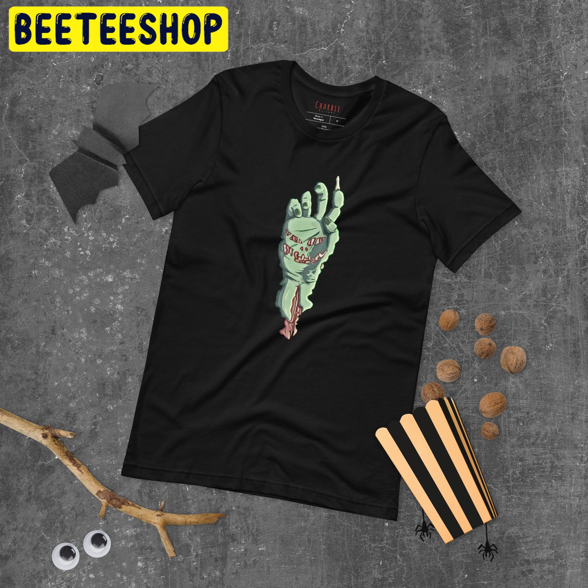 Scary Funny Zombie Hand Halloween Trending Unisex Shirt Scary Funny Zombie Hand Halloween Trending Unisex Shirt