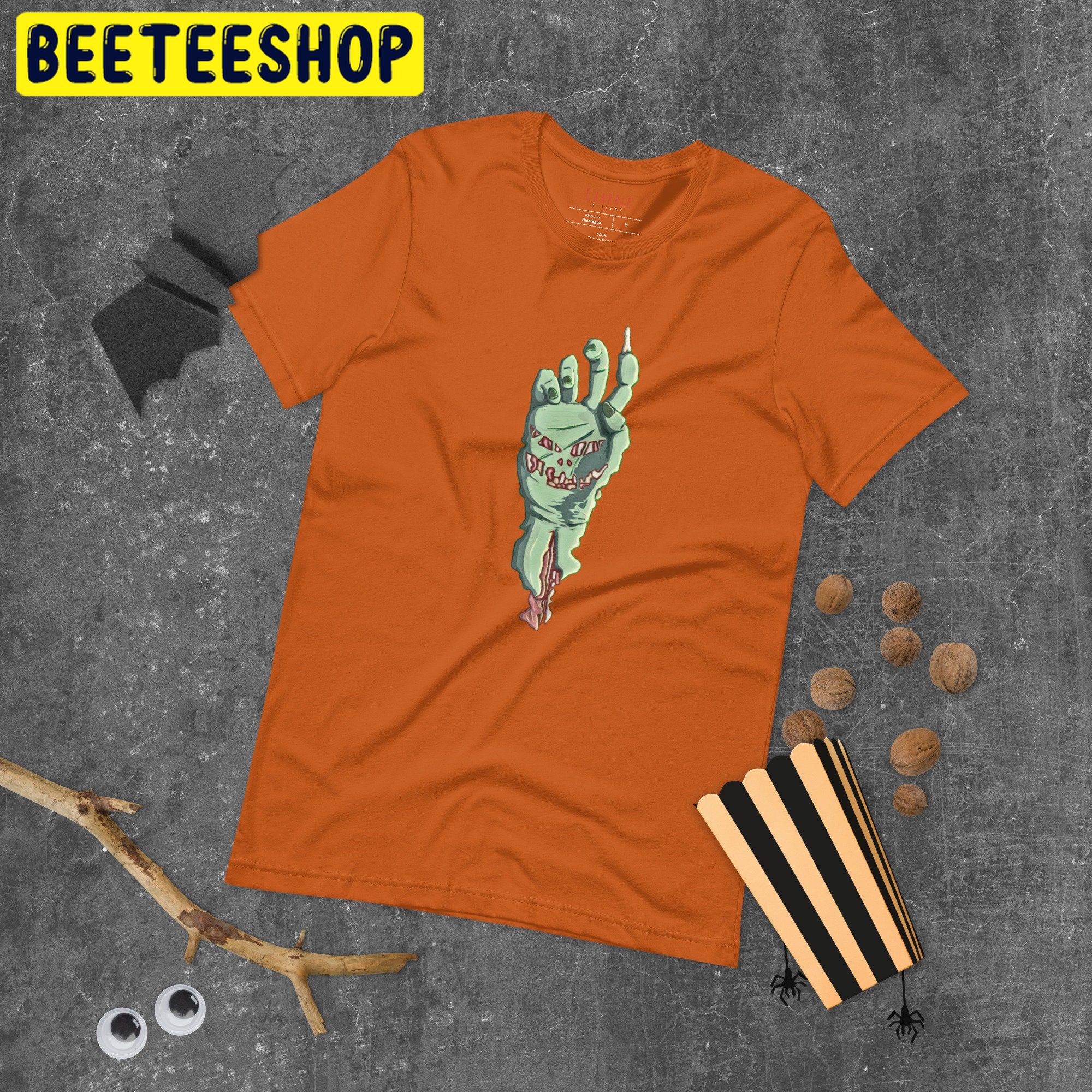 Scary Funny Zombie Hand Halloween Trending Unisex Shirt Scary Funny Zombie Hand Halloween Trending Unisex Shirt