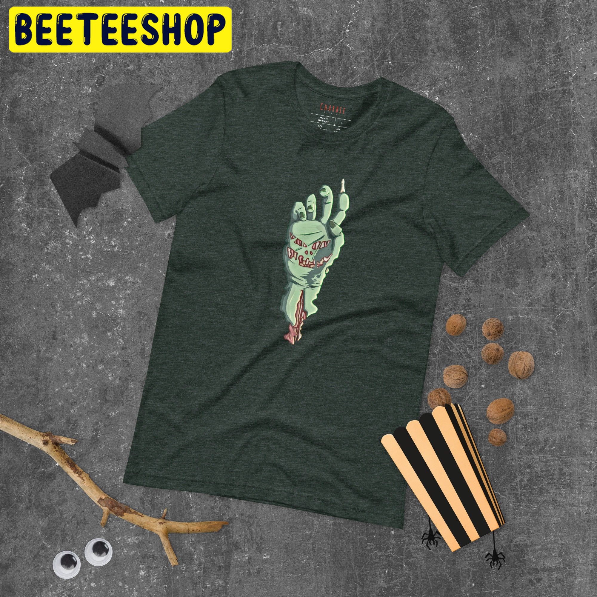 Scary Funny Zombie Hand Halloween Trending Unisex Shirt Scary Funny Zombie Hand Halloween Trending Unisex Shirt