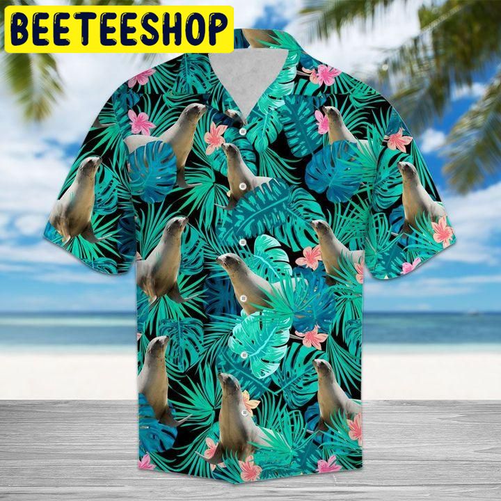 Seal Tropical Hawaiian Shirt Seal Tropical Hawaiian Shirt