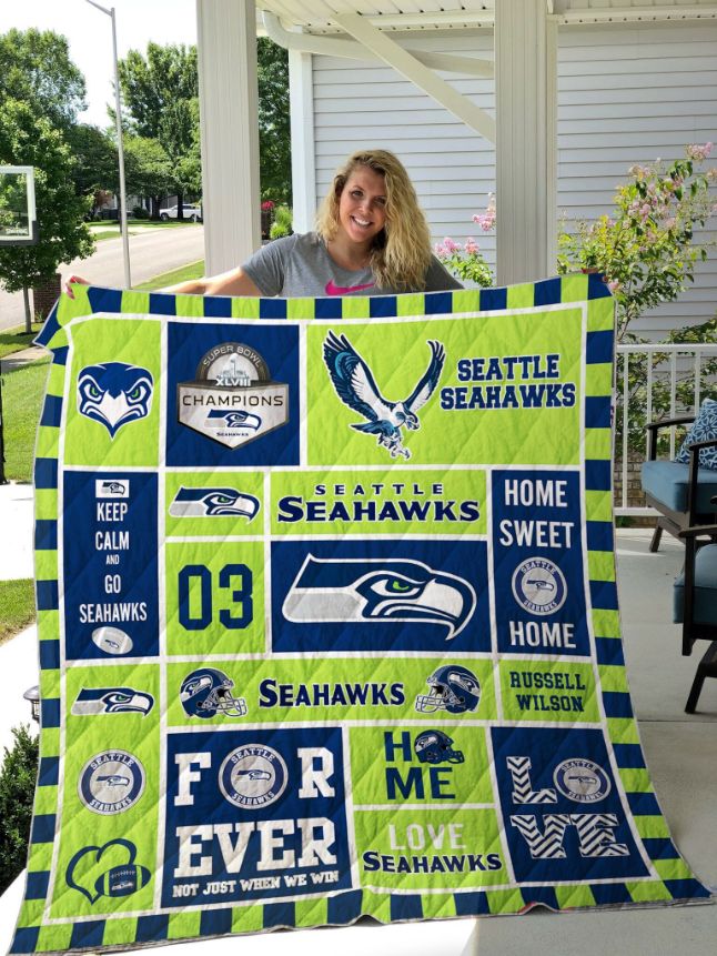 Seattle Seahawk Custom Quilt Seattle Seahawk Custom Quilt