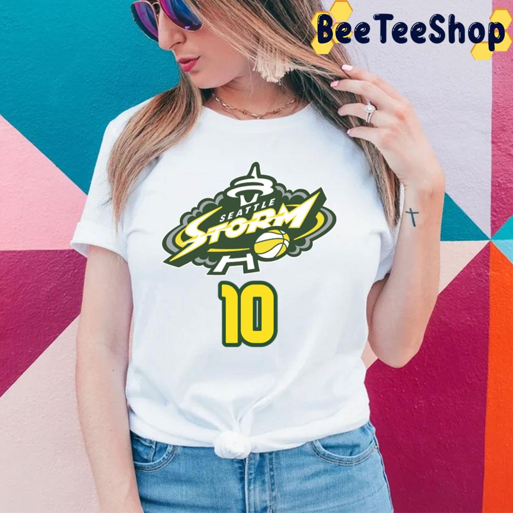Seattle Storm 10 Sue Bird Wnba Basketball Trending Unisex T-Shirt Seattle Storm 10 Sue Bird Wnba Basketball Trending Unisex T-Shirt