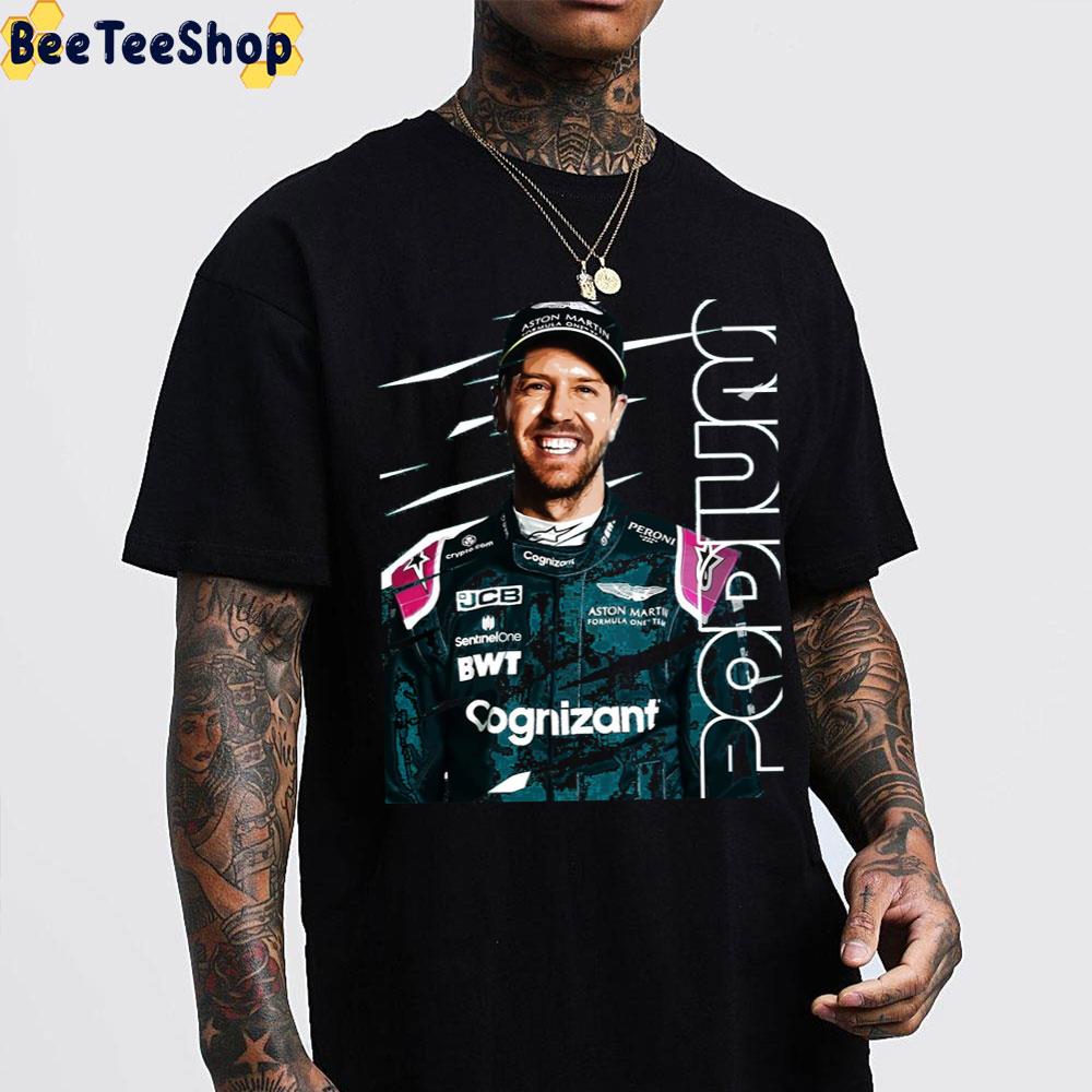 Sebastian Vettel Aston Martin F1 Racing Trending Unisex T-Shirt Sebastian Vettel Aston Martin F1 Racing Trending Unisex T-Shirt