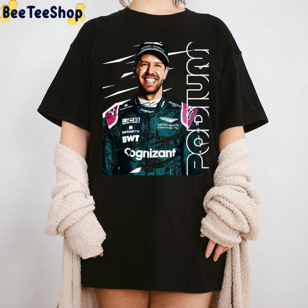 Sebastian Vettel Aston Martin F1 Racing Trending Unisex T-Shirt Sebastian Vettel Aston Martin F1 Racing Trending Unisex T-Shirt