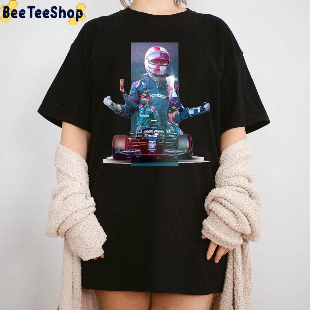 Sebastian Vettel Aston Martin Racing Trending Unisex T-Shirt Sebastian Vettel Aston Martin Racing Trending Unisex T-Shirt