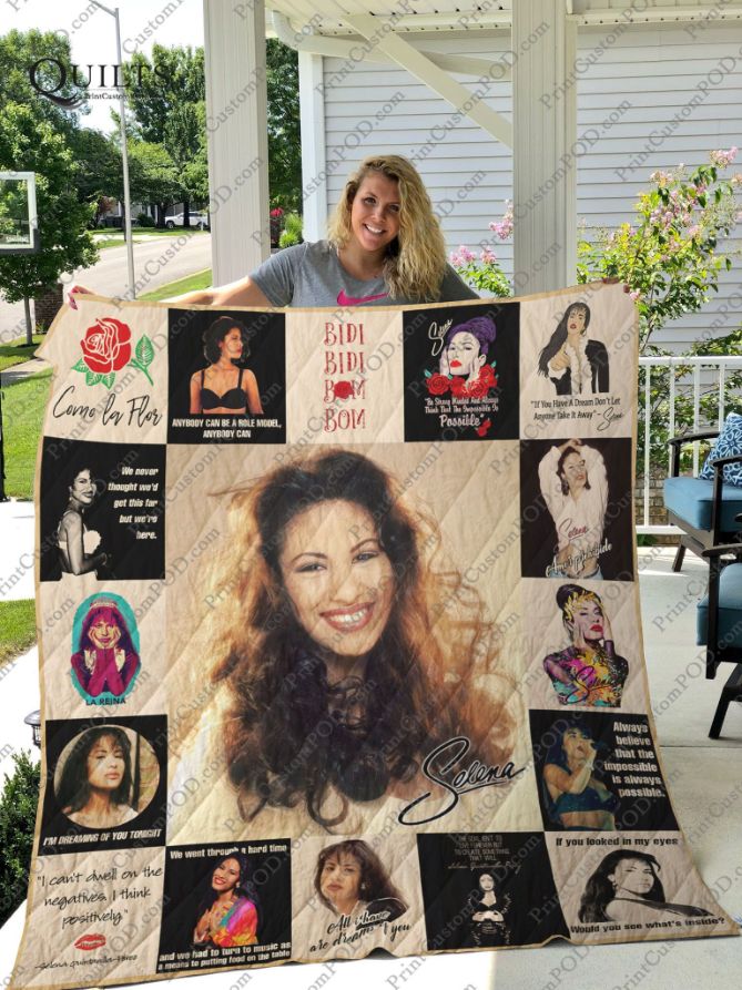 Selena Quintanilla Quilt Blanket Selena Quintanilla Quilt Blanket
