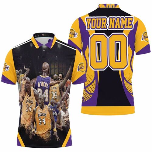 Shaquille Oneal 34 Los Angeles Lakers For Fans Personalized 3D All Over Print Polo Shirt Shaquille Oneal 34 Los Angeles Lakers For Fans Personalized 3D All Over Print Polo Shirt