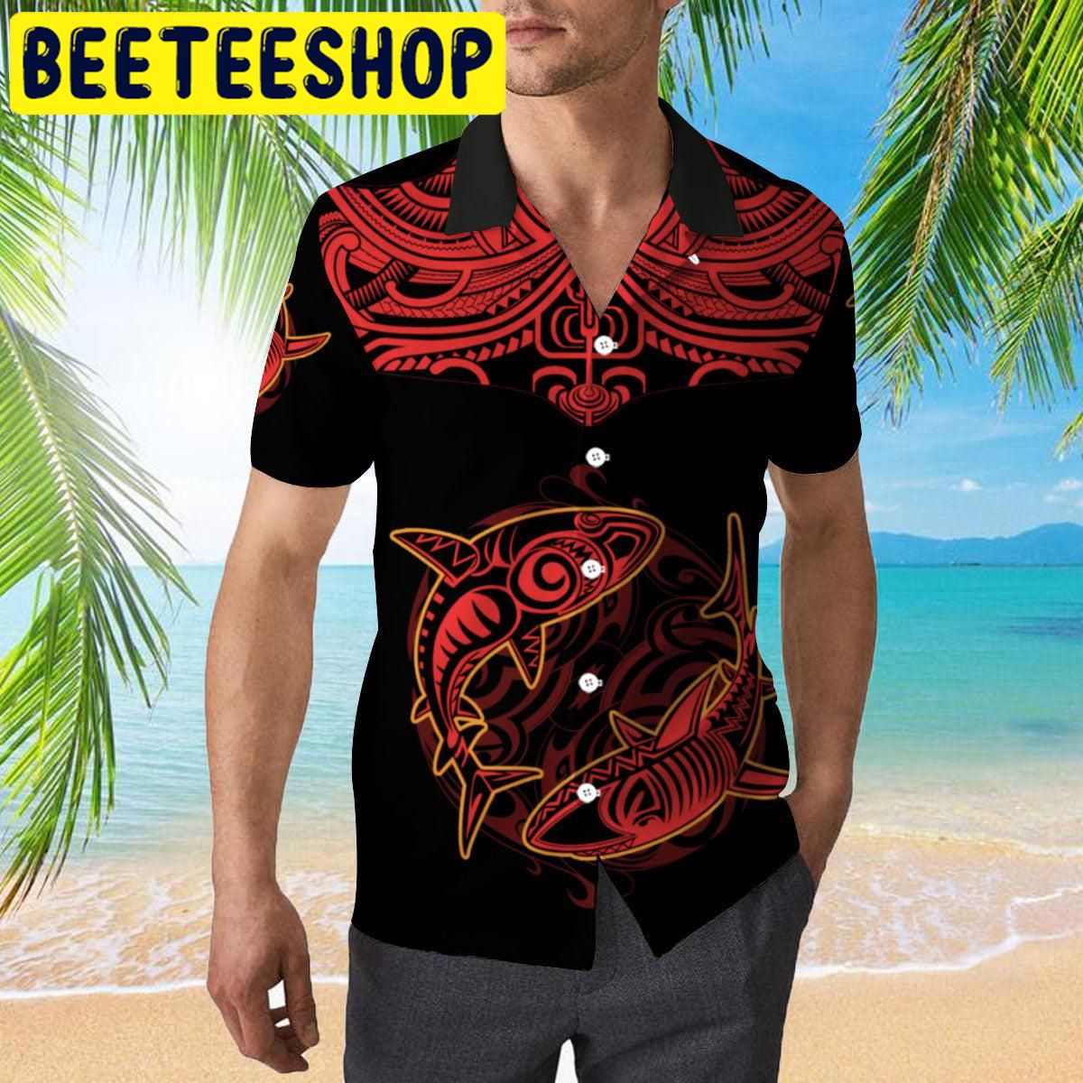 Shark Fishing Hawaiian Shirt 2359 Shark Fishing Hawaiian Shirt 2359
