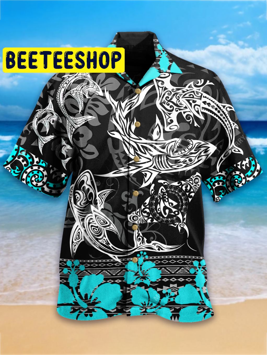 Shark Fishing Hawaiian Shirt Shark Fishing Hawaiian Shirt