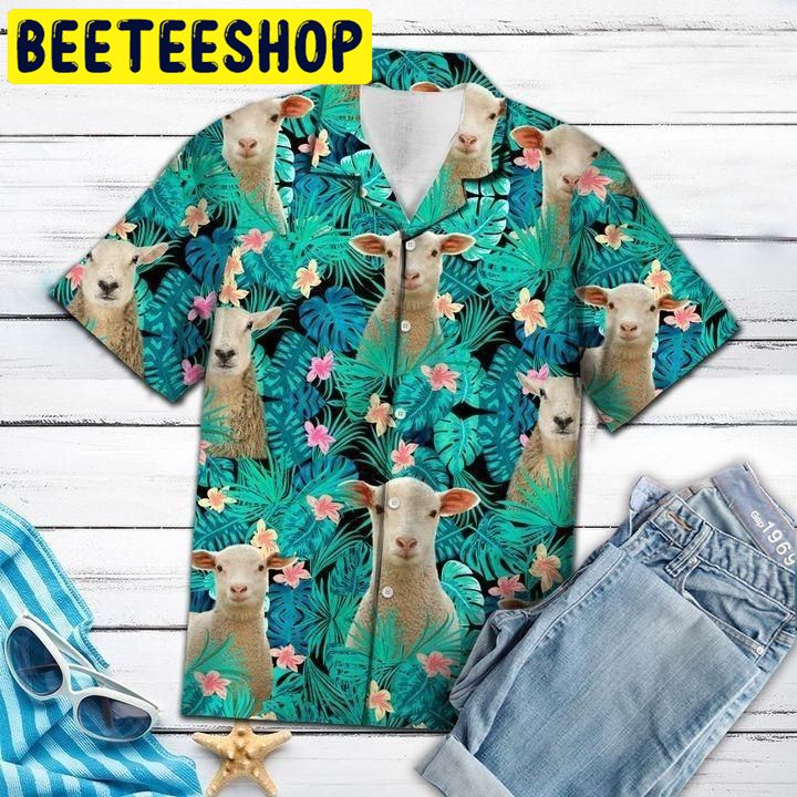 Sheep Tropical Hawaiian Shirt Sheep Tropical Hawaiian Shirt