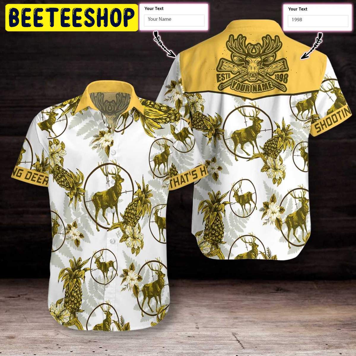 Shooting Deer That's How I Roll Personalized Trending Hawaiian Shirt Shooting Deer That's How I Roll Personalized Trending Hawaiian Shirt