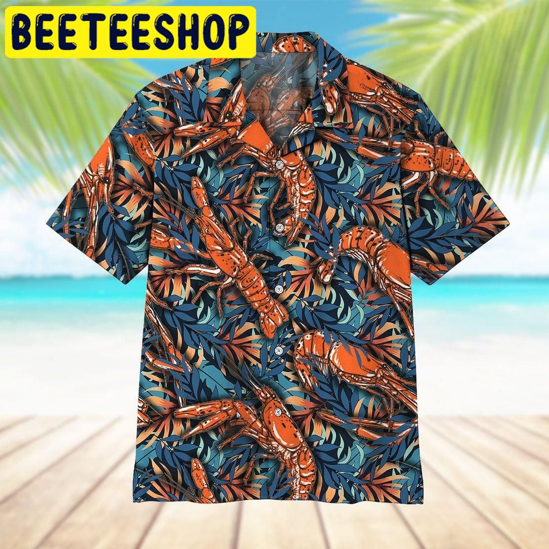 Shrimp Hawaiian Shirt Shrimp Hawaiian Shirt