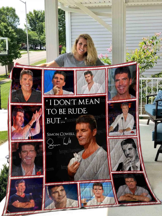 Simon Cowell Quilt Blanket Simon Cowell Quilt Blanket