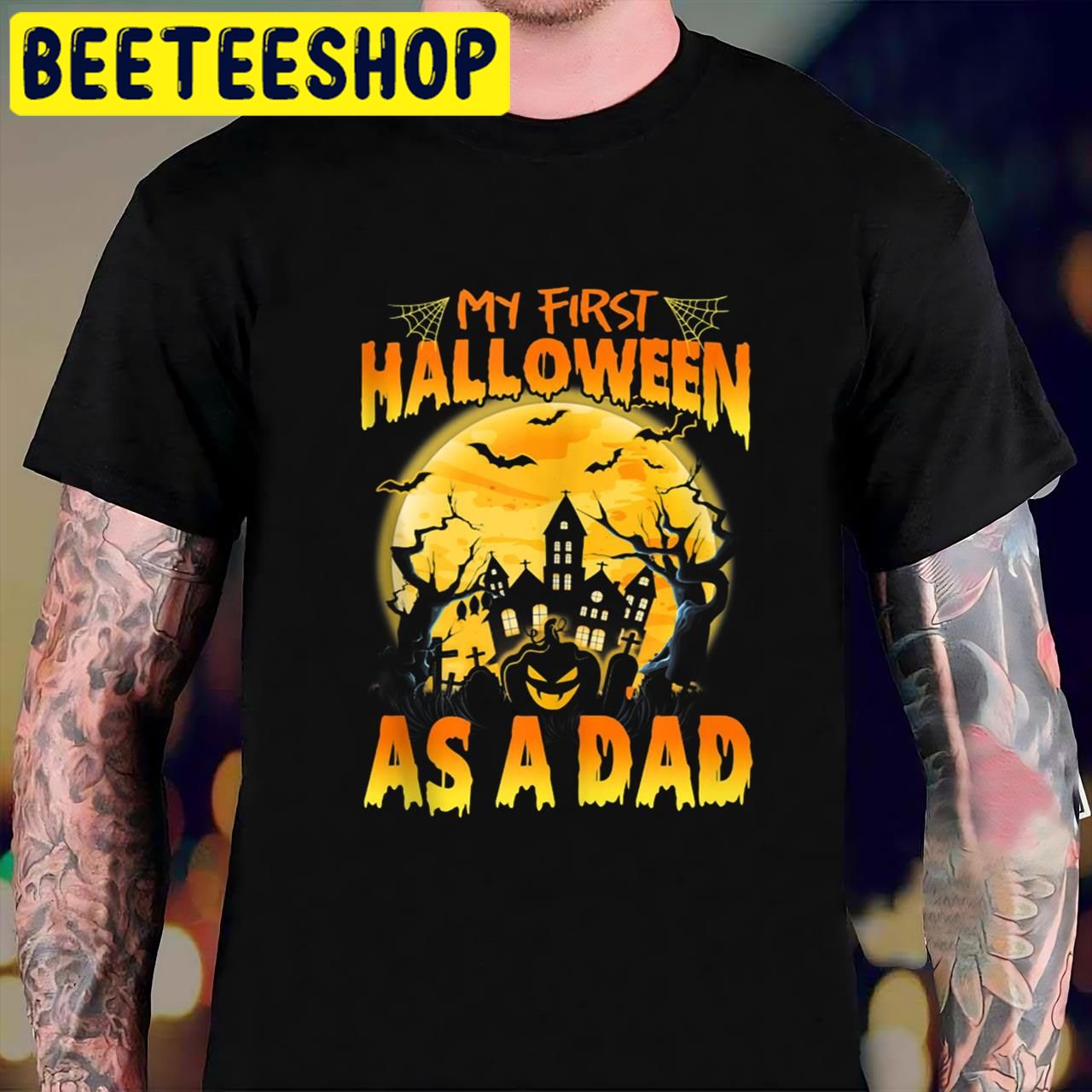 Single Dad My First As Dad Halloween Trending Unisex T-Shirt Single Dad My First As Dad Halloween Trending Unisex T-Shirt