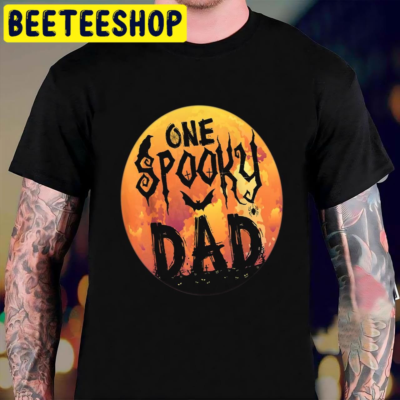 Single Dad One Spooky Dad Scary Horror Night Halloween Trending Unisex T-Shirt Single Dad One Spooky Dad Scary Horror Night Halloween Trending Unisex T-Shirt