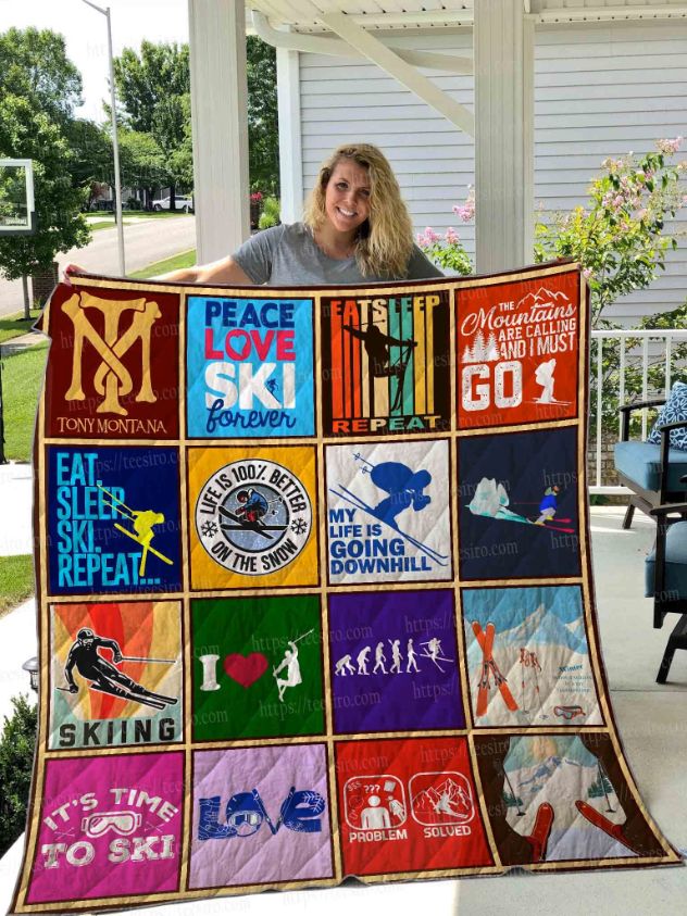 Skiing The Mountains Are Calling And I Must Go Quilt Blanket Great Customized Blanket Gifts For Birthday Christmas Thanksgiving Skiing The Mountains Are Calling And I Must Go Quilt Blanket Great Customized Blanket Gifts For Birthday Christmas Thanksgiving