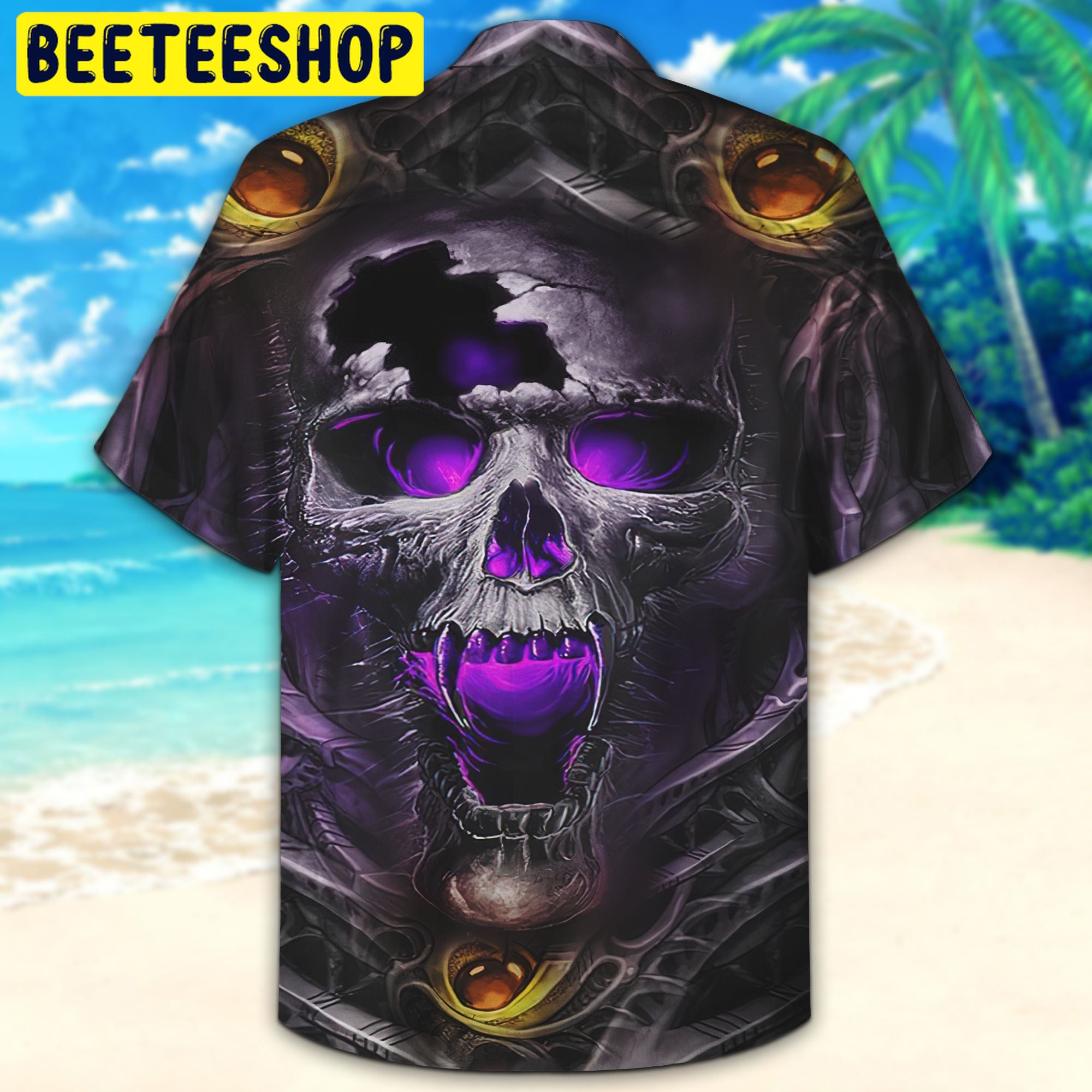 Skull 3D All Over Printed Trending Hawaiian Shirt Skull 3D All Over Printed Trending Hawaiian Shirt
