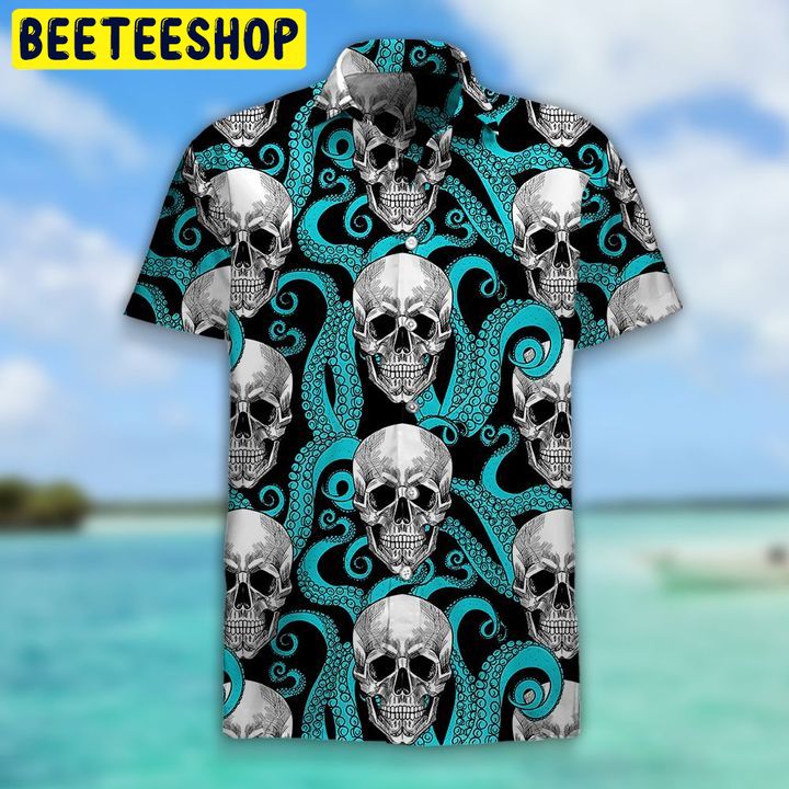 Skull And Tentacles Of The Octopus Trending Hawaiian Shirt Skull And Tentacles Of The Octopus Trending Hawaiian Shirt