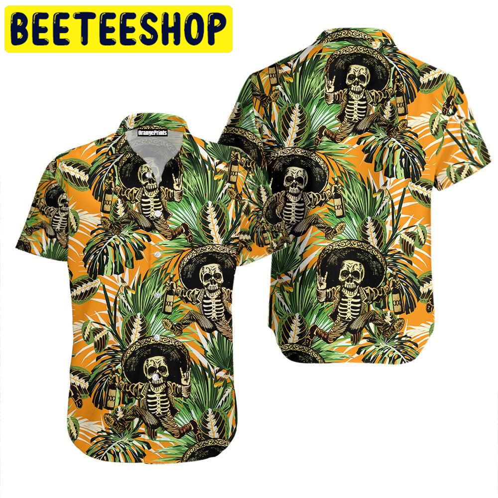 Skull Art Hawaiian Shirt Skull Art Hawaiian Shirt