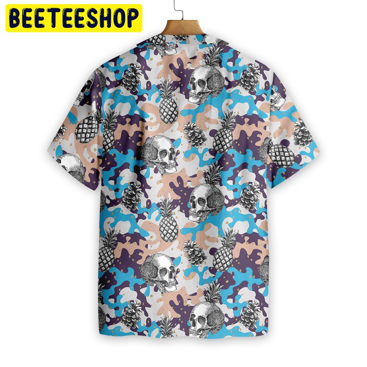 Skull Camouflage Pattern Trending Hawaiian Shirt Skull Camouflage Pattern Trending Hawaiian Shirt