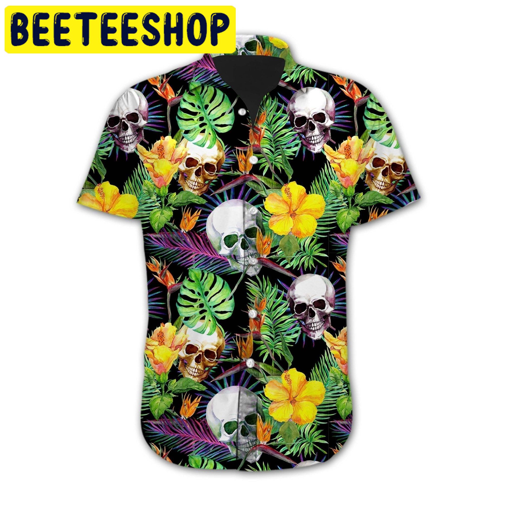 Skull Hawaiian Shirt 1559 Skull Hawaiian Shirt 1559