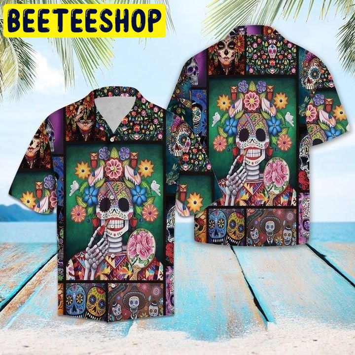 Skull Sugar Hawaiian Shirt Skull Sugar Hawaiian Shirt