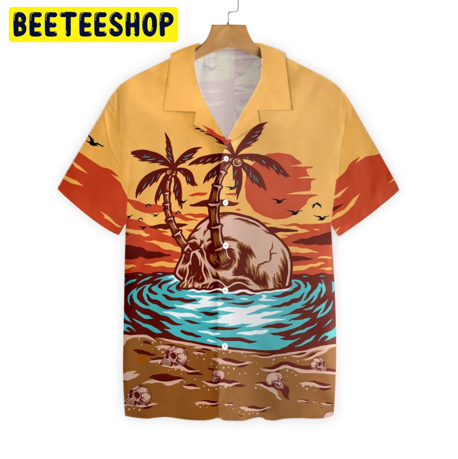 Skull Summer Beach Trending Hawaiian Shirt Skull Summer Beach Trending Hawaiian Shirt