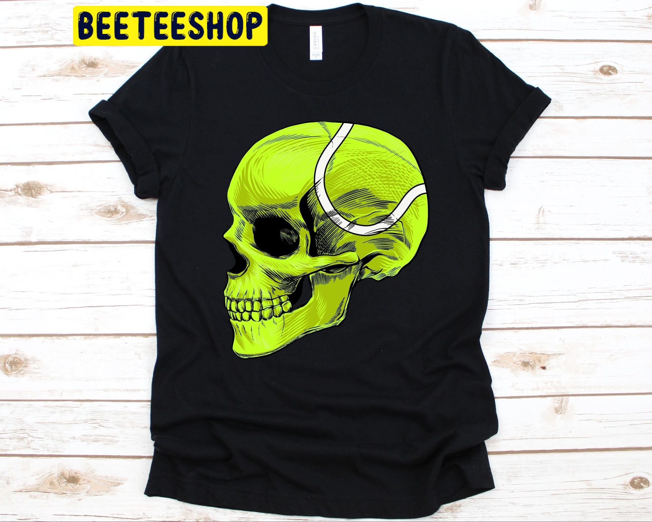 Skull Tennis Ball Halloween Trending Unisex Shirt Skull Tennis Ball Halloween Trending Unisex Shirt