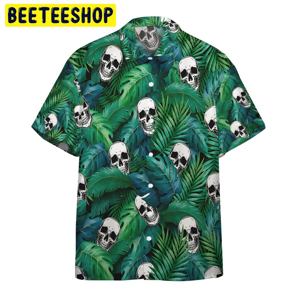 Skull Tropical 3D All Over Printed Trending Hawaiian Shirt Skull Tropical 3D All Over Printed Trending Hawaiian Shirt