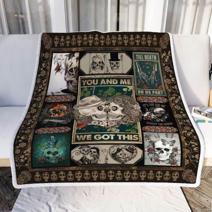 Skull You And Me We Got This Comfy Sofa Throw Blanket Skull You And Me We Got This Comfy Sofa Throw Blanket
